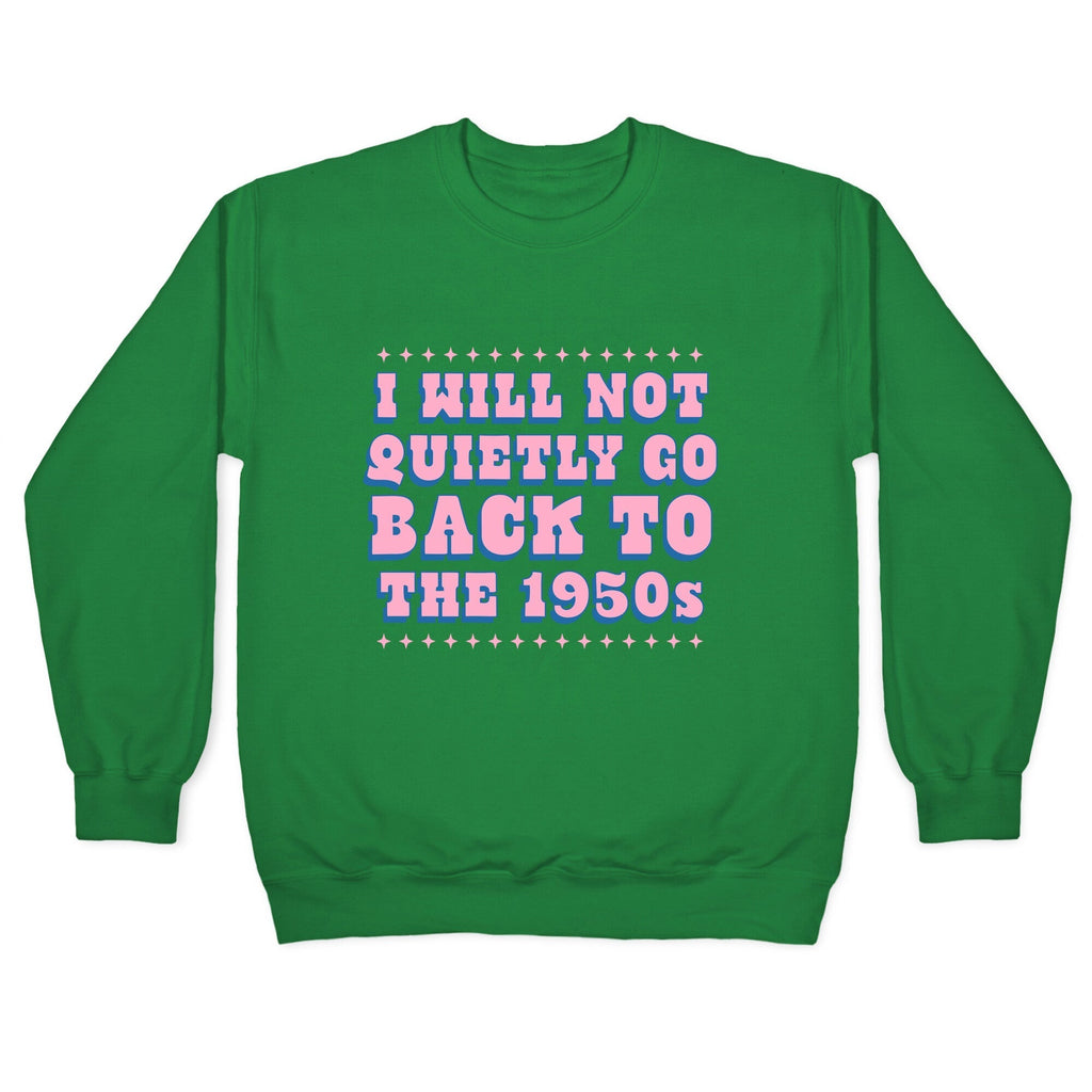 Back to the 1950s Crewneck Sweatshirt T-Shirts, Hoodie | CoreVibeTees.com (Image 2)
