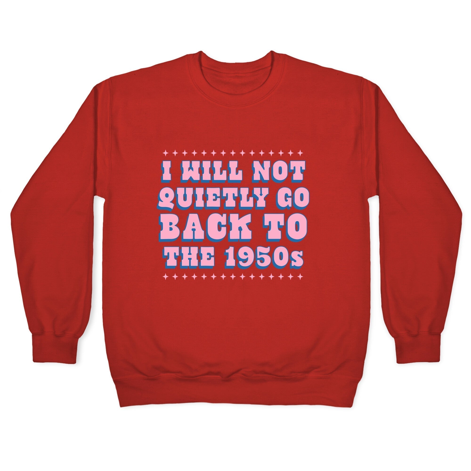 Back to the 1950s Crewneck Sweatshirt T-Shirts, Hoodie | CoreVibeTees.com (Image 3)