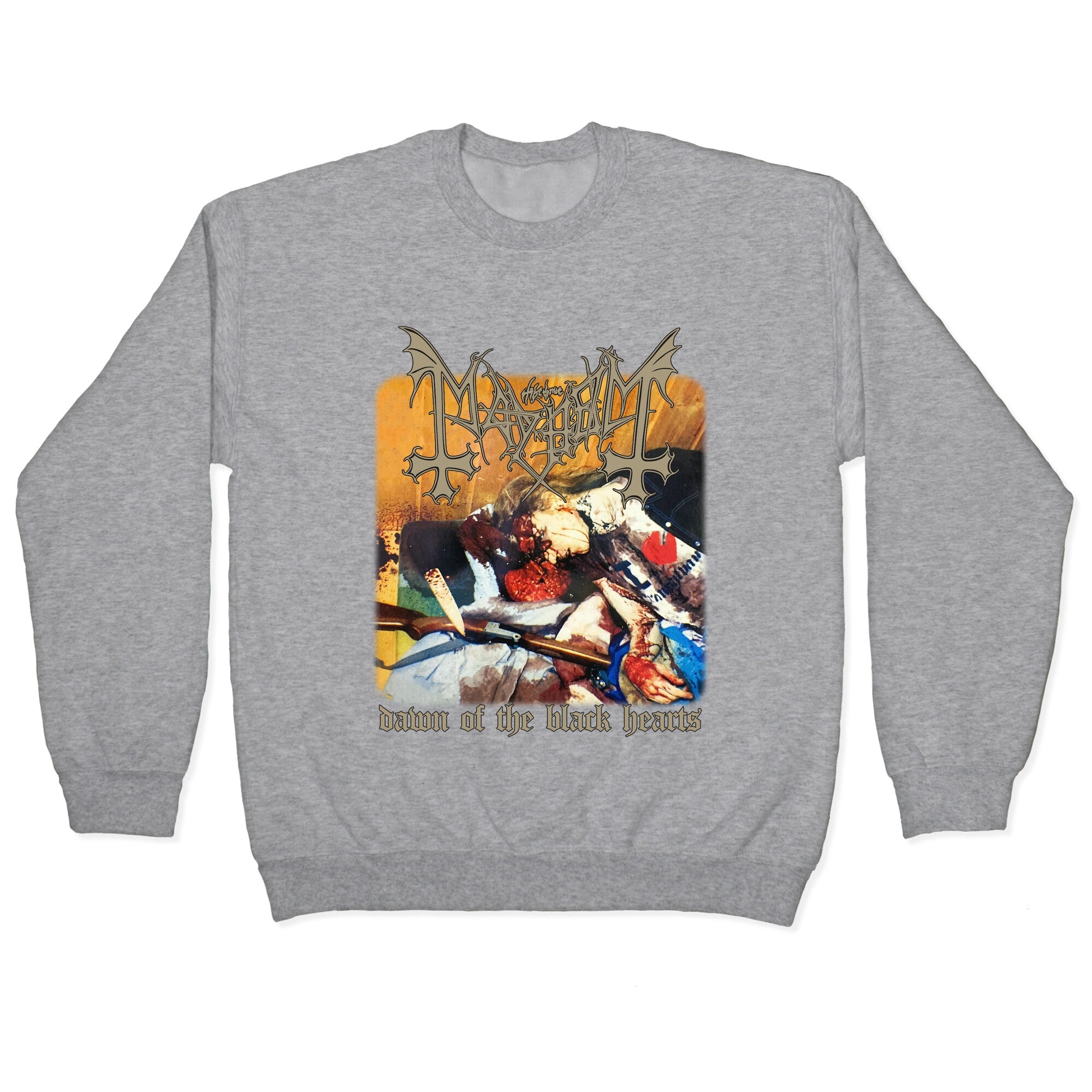 Dawn of the Black Hearts Crewneck Sweatshirt T-Shirts, Hoodie | CoreVibeTees.com (Image 2)