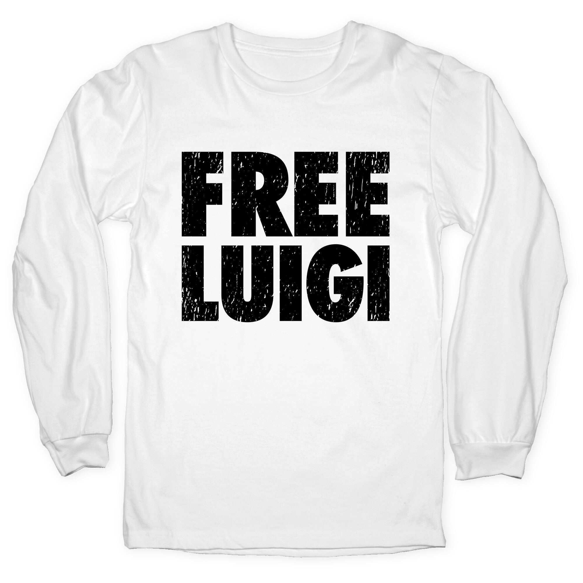 Free Luigi Longsleeve Tee Hoodie, Sweatshirt | CoreVibeTees.com (Image 4)