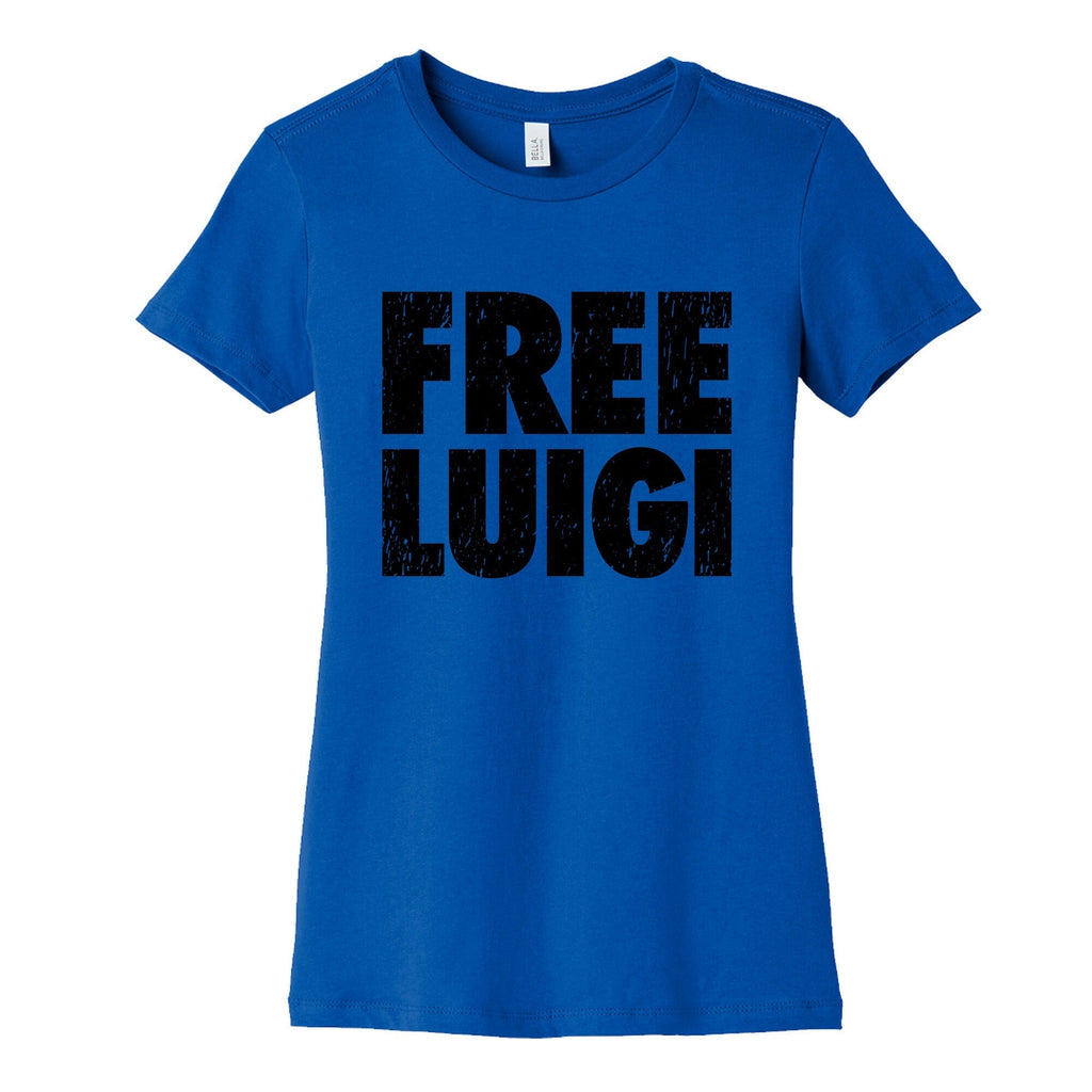 Free Luigi Womens Cotton Tee Hoodie, Sweatshirt | CoreVibeTees.com (Image 2)