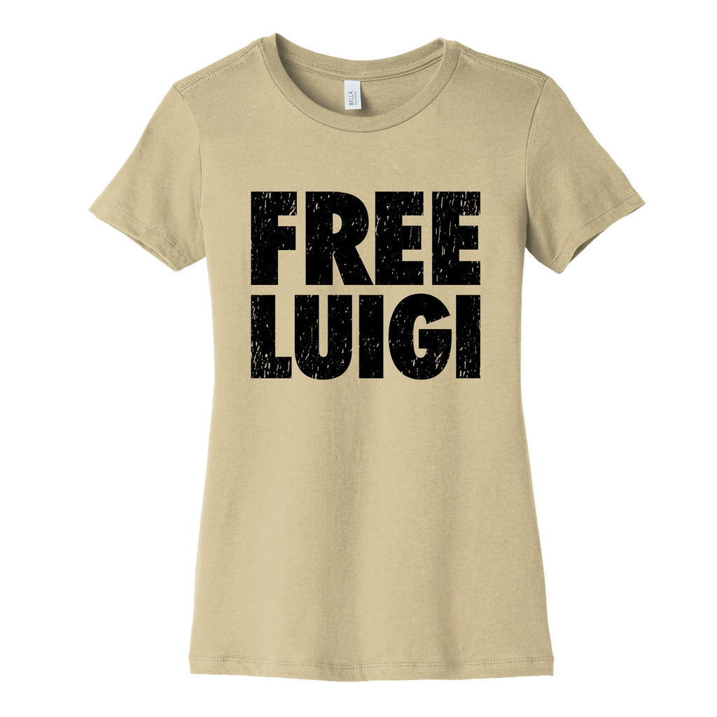 Free Luigi Womens Cotton Tee Hoodie, Sweatshirt | CoreVibeTees.com (Image 3)