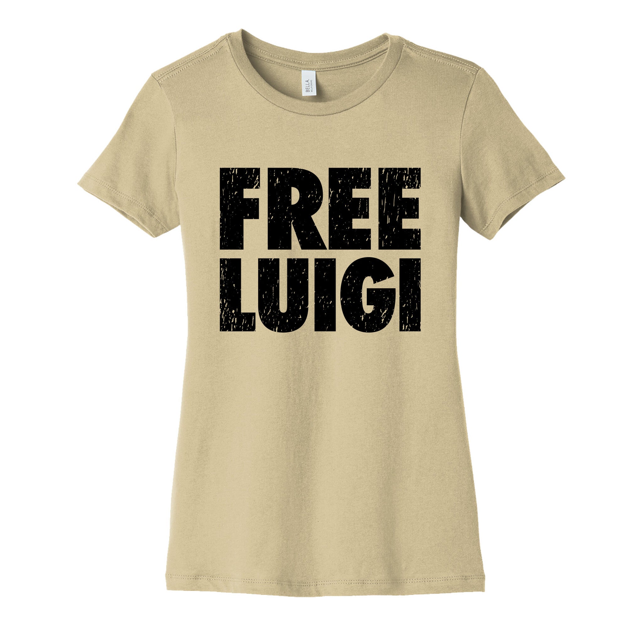 Free Luigi Womens Cotton Tee Hoodie, Sweatshirt | CoreVibeTees.com (Image 3)