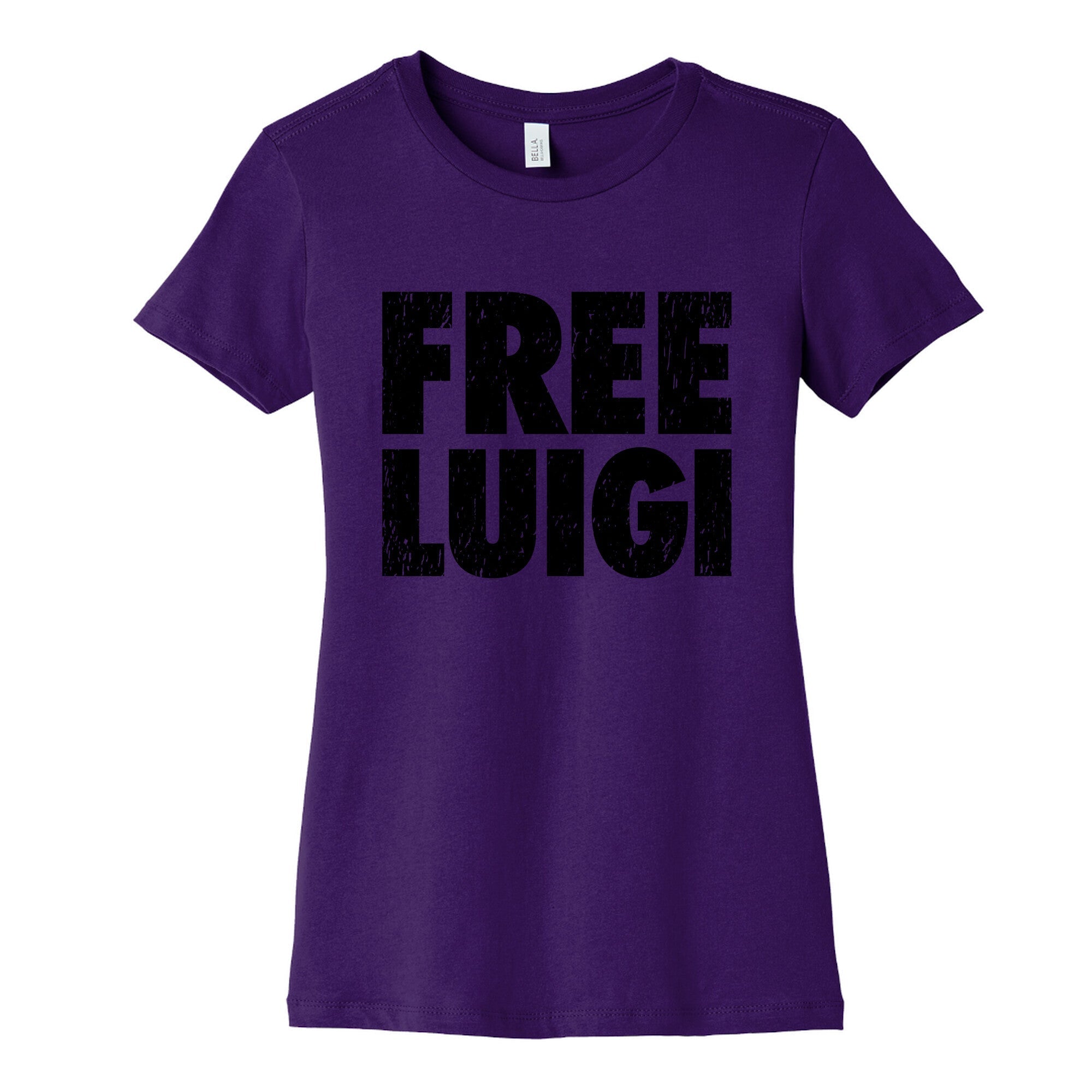 Free Luigi Womens Cotton Tee Hoodie, Sweatshirt | CoreVibeTees.com (Image 4)