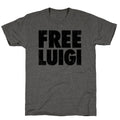 Free Luigi Unisex Triblend Tee Hoodie, Sweatshirt | CoreVibeTees.com (Image 1)