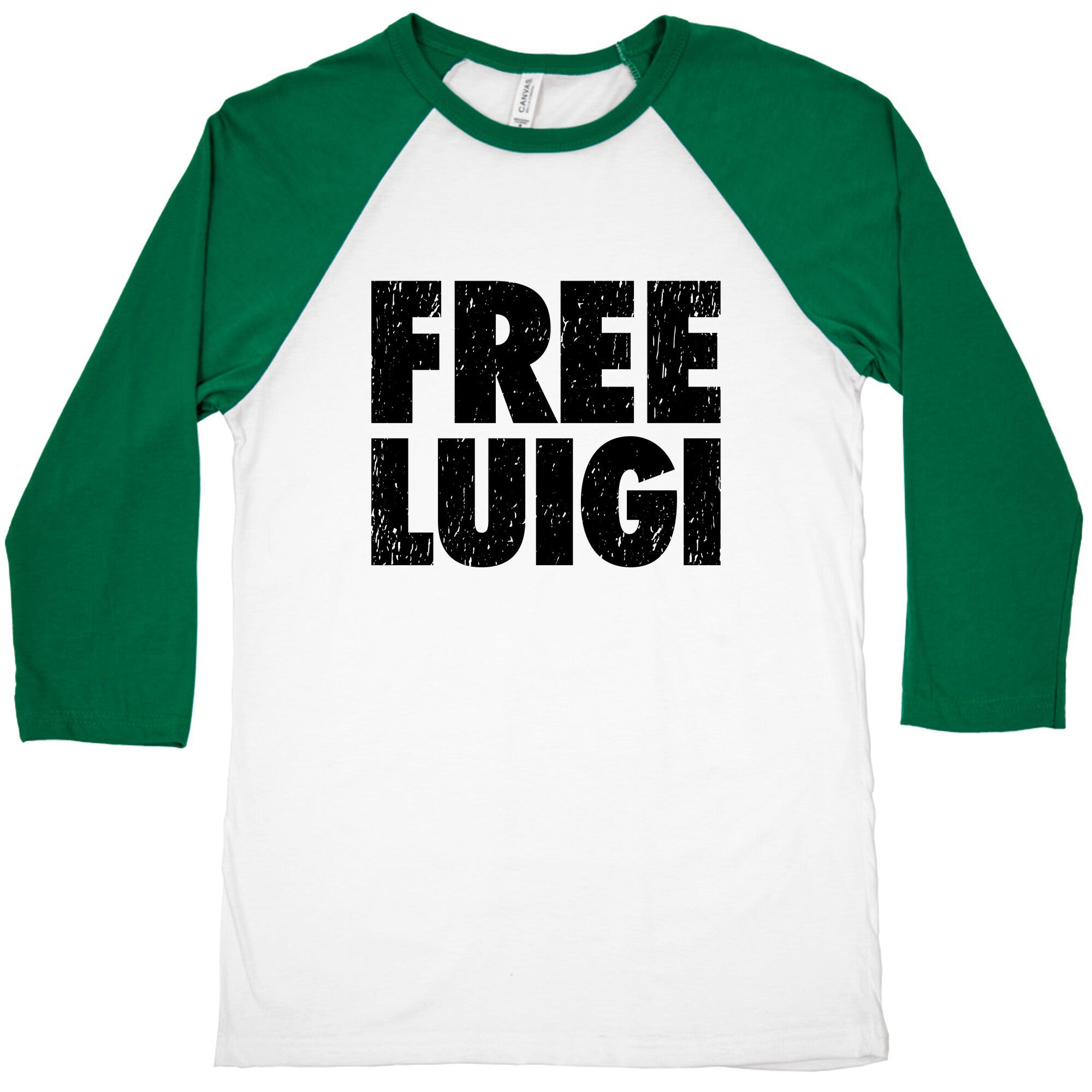 Free Luigi Baseball Tee Hoodie, Sweatshirt | CoreVibeTees.com (Image 2)