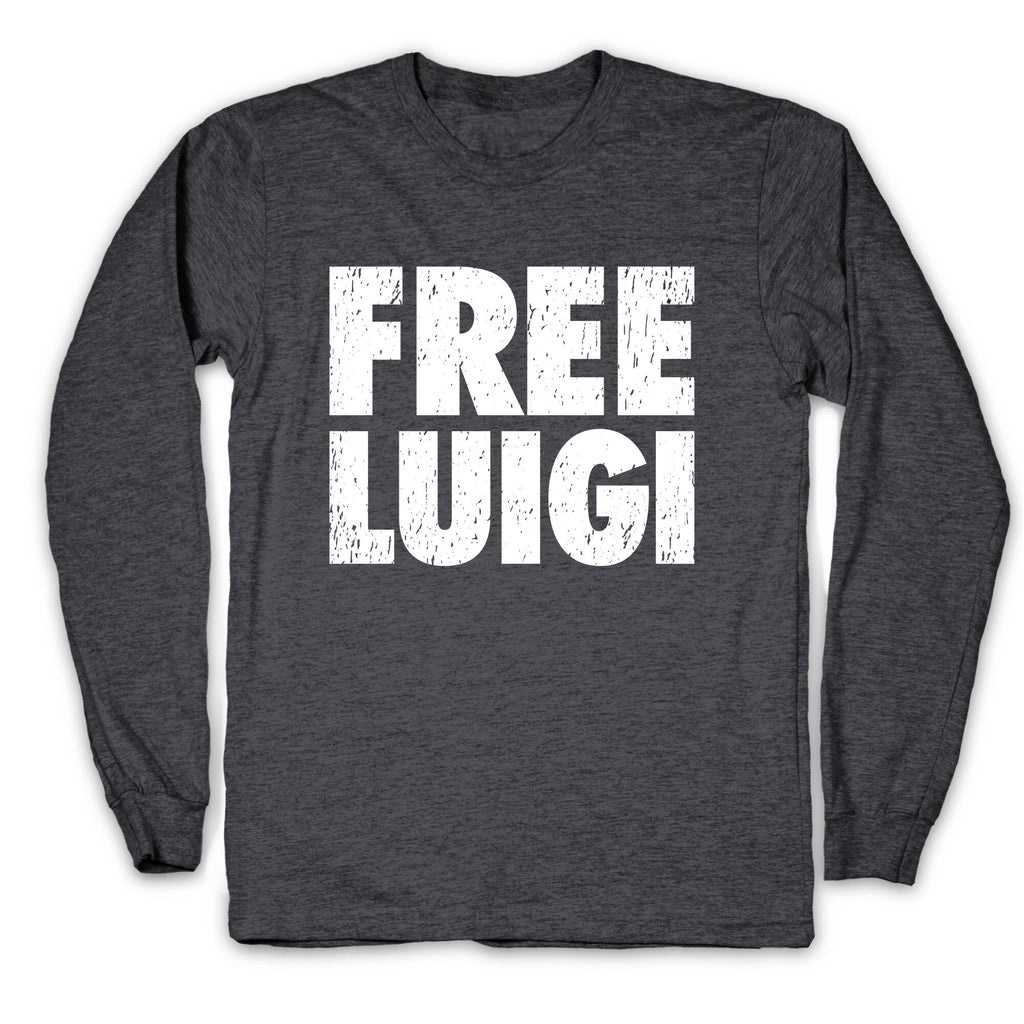 Free Luigi Longsleeve Tee Style001 Hoodie, Sweatshirt | CoreVibeTees.com (Image 2)