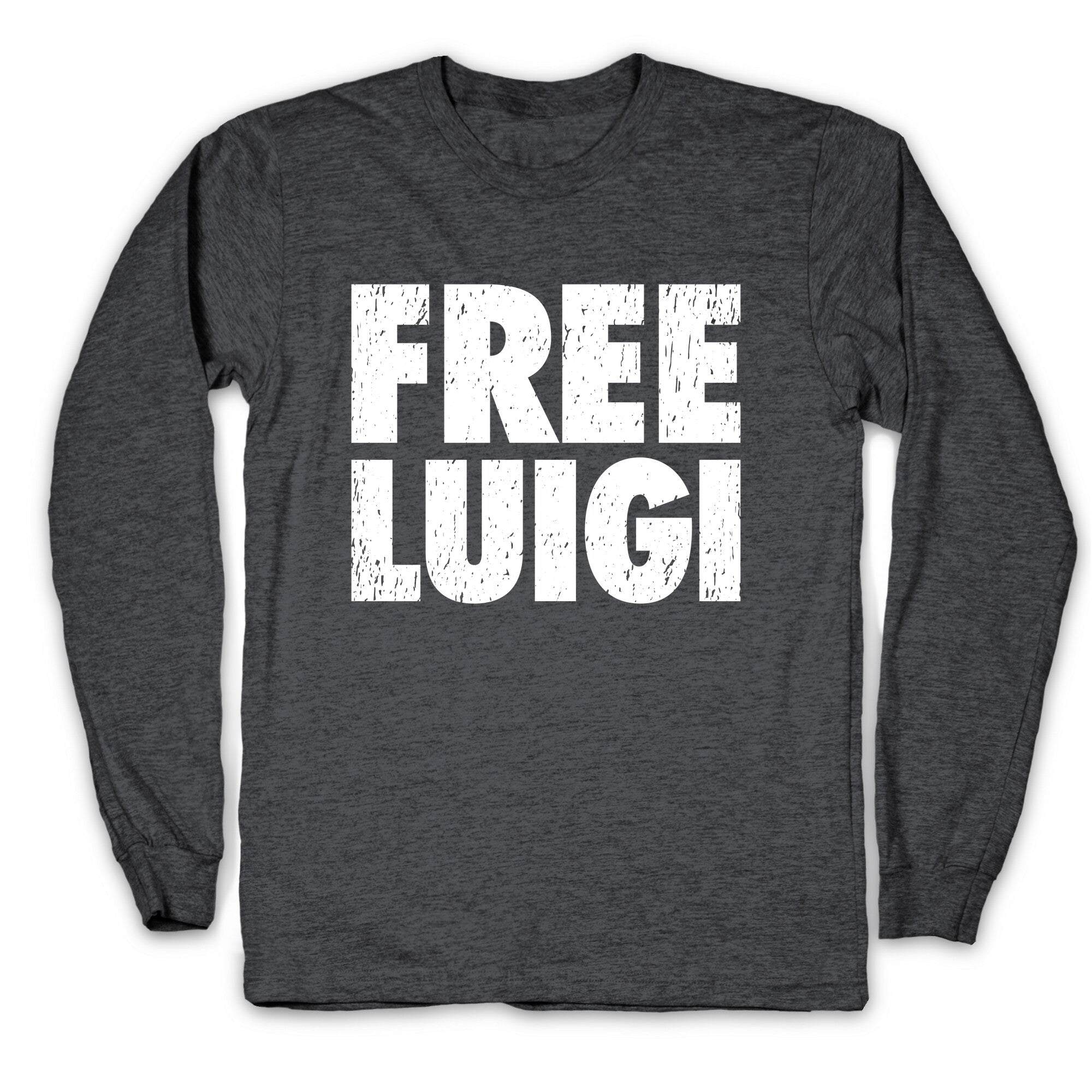 Free Luigi Longsleeve Tee Style001 Hoodie, Sweatshirt | CoreVibeTees.com (Image 2)
