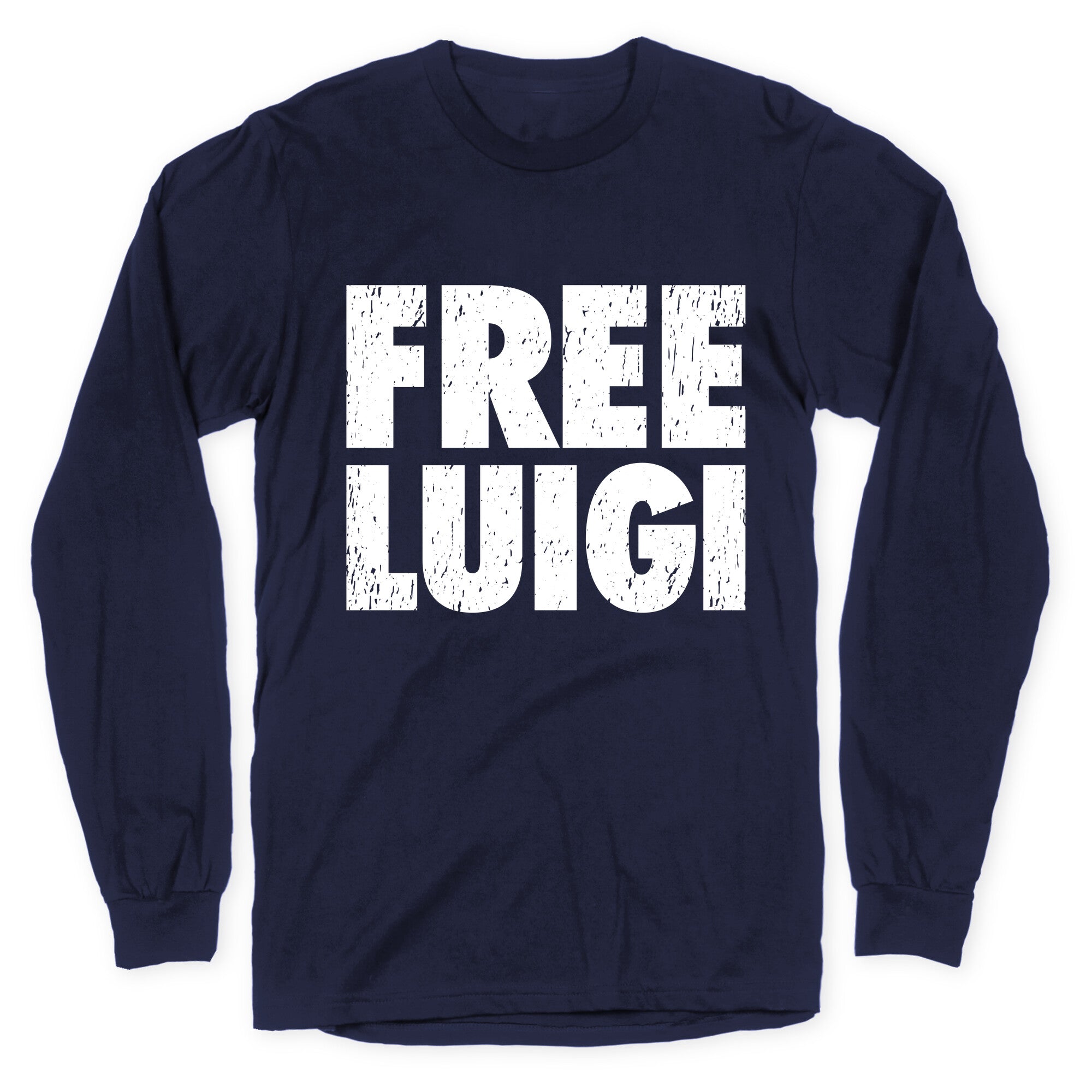 Free Luigi Longsleeve Tee Style001 Hoodie, Sweatshirt | CoreVibeTees.com (Image 4)