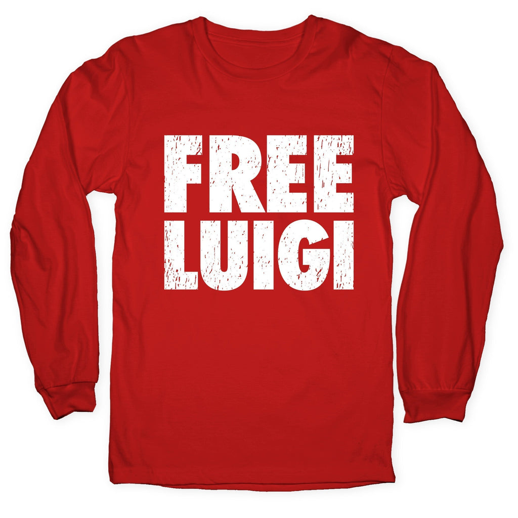 Free Luigi Longsleeve Tee Style001 Hoodie, Sweatshirt | CoreVibeTees.com (Image 5)