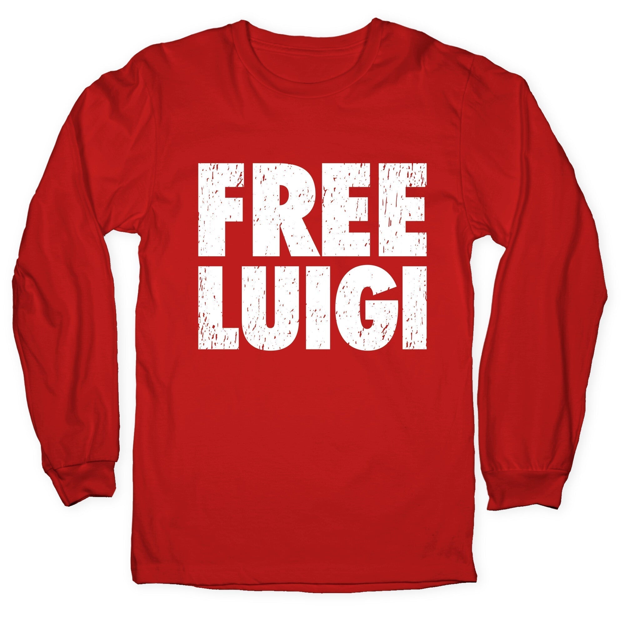 Free Luigi Longsleeve Tee Style001 Hoodie, Sweatshirt | CoreVibeTees.com (Image 5)