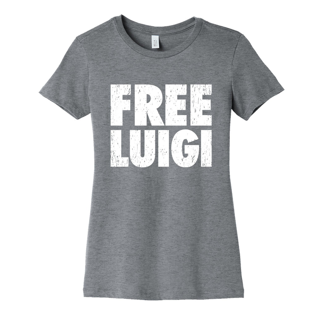 Free Luigi Womens Cotton Tee Style001 Hoodie, Sweatshirt | CoreVibeTees.com (Image 1)