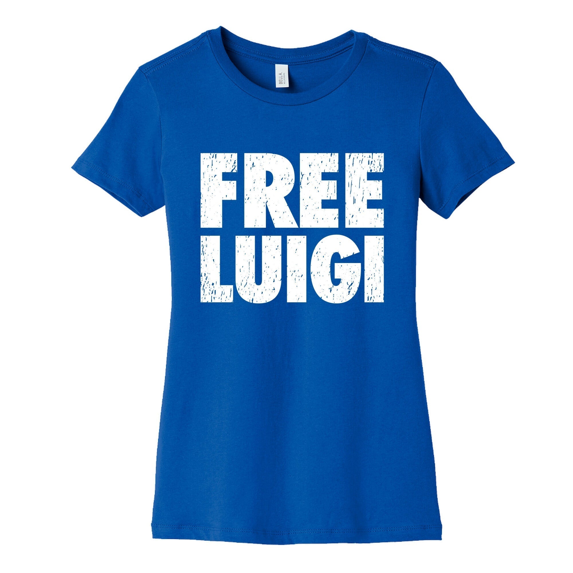Free Luigi Womens Cotton Tee Style001 Hoodie, Sweatshirt | CoreVibeTees.com (Image 2)