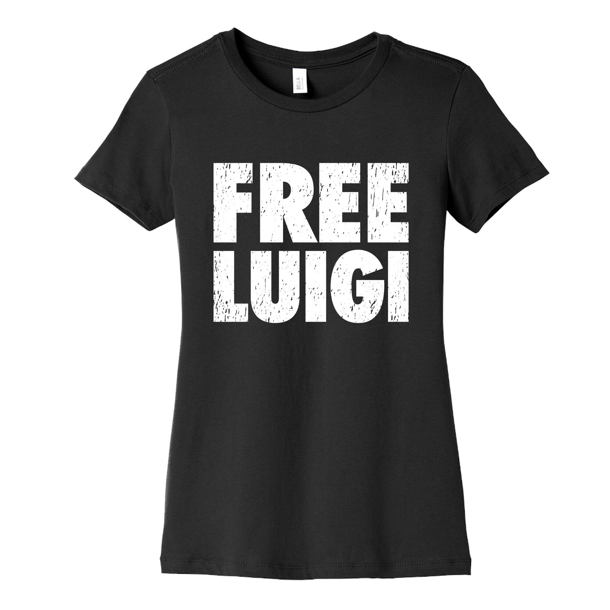 Free Luigi Womens Cotton Tee Style001 Hoodie, Sweatshirt | CoreVibeTees.com (Image 3)
