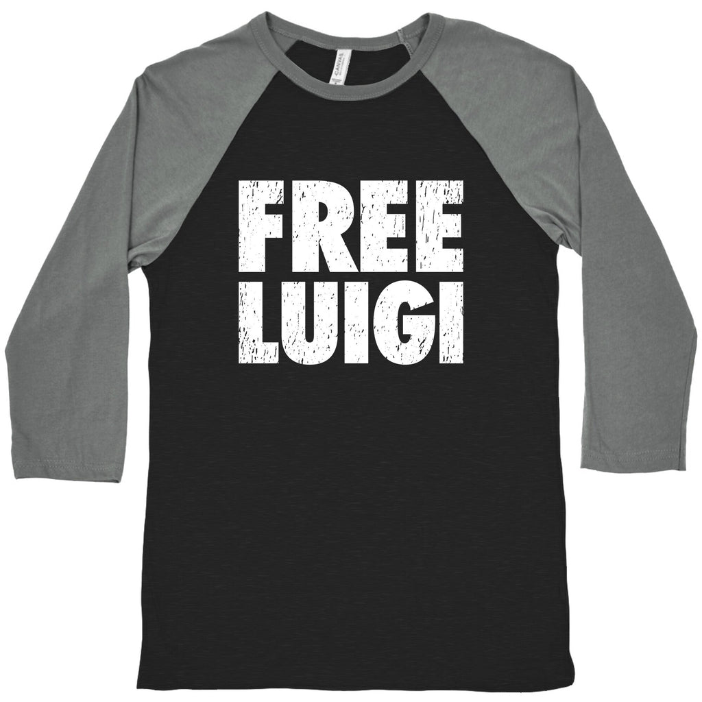 Free Luigi Baseball Tee Style001 Hoodie, Sweatshirt | CoreVibeTees.com (Image 1)