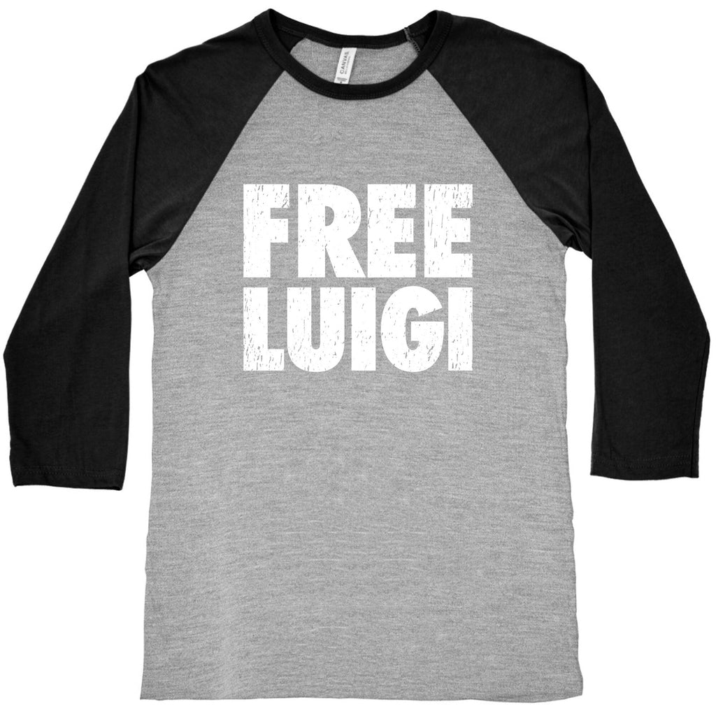 Free Luigi Baseball Tee Style001 Hoodie, Sweatshirt | CoreVibeTees.com (Image 2)