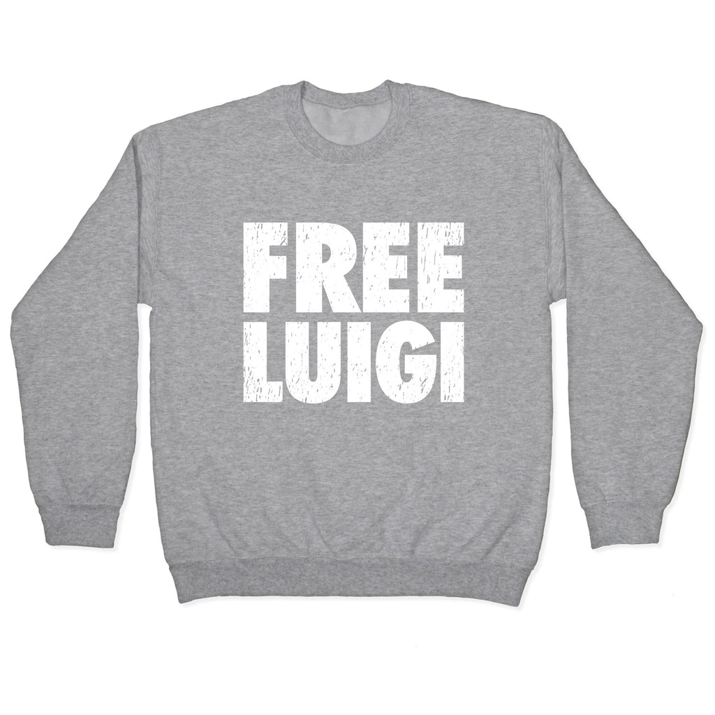 Free Luigi Crewneck Sweatshirt Style001 T-Shirts, Hoodie | CoreVibeTees.com (Image 2)