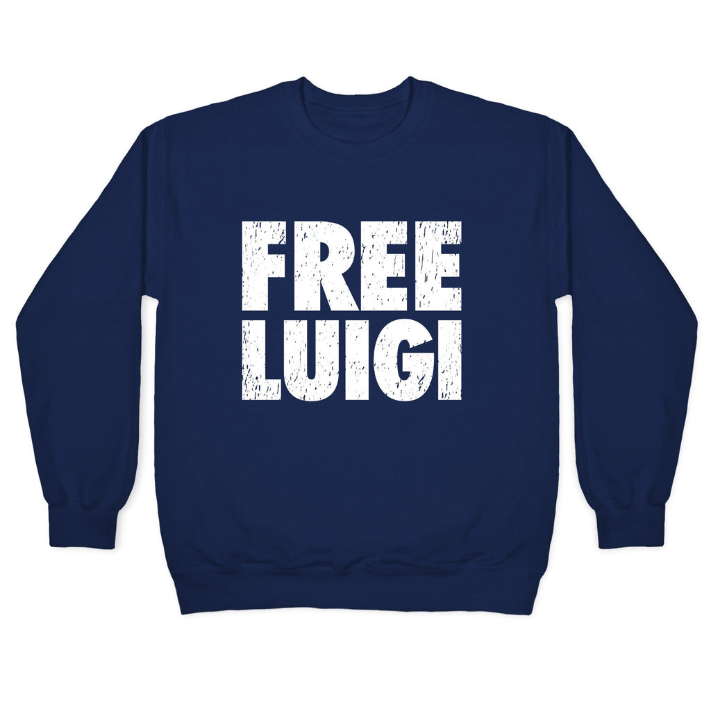 Free Luigi Crewneck Sweatshirt Style001 T-Shirts, Hoodie | CoreVibeTees.com (Image 4)