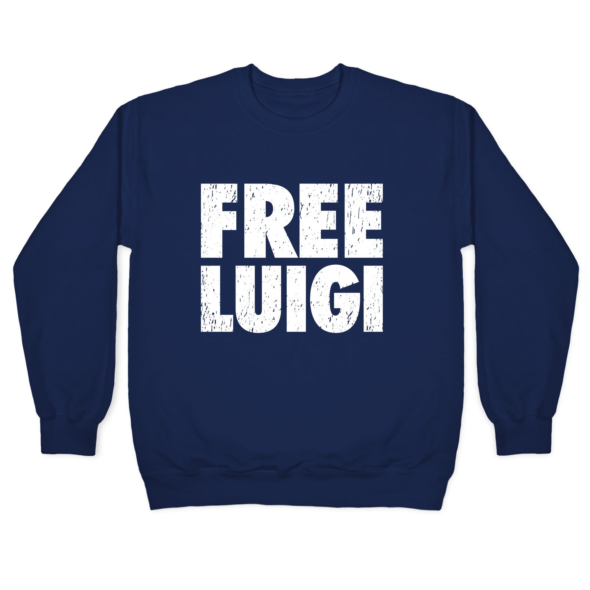 Free Luigi Crewneck Sweatshirt Style001 T-Shirts, Hoodie | CoreVibeTees.com (Image 4)