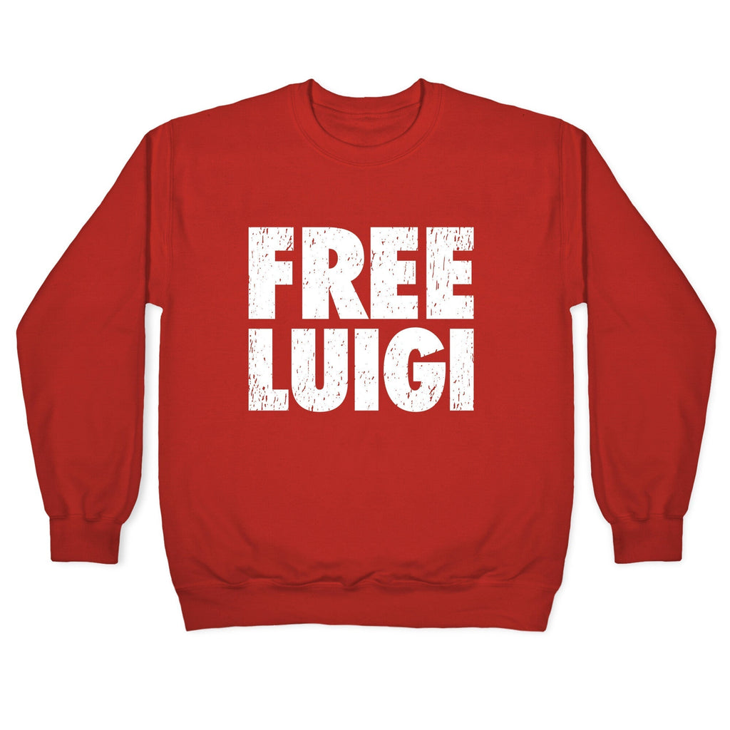 Free Luigi Crewneck Sweatshirt Style001 T-Shirts, Hoodie | CoreVibeTees.com (Image 5)