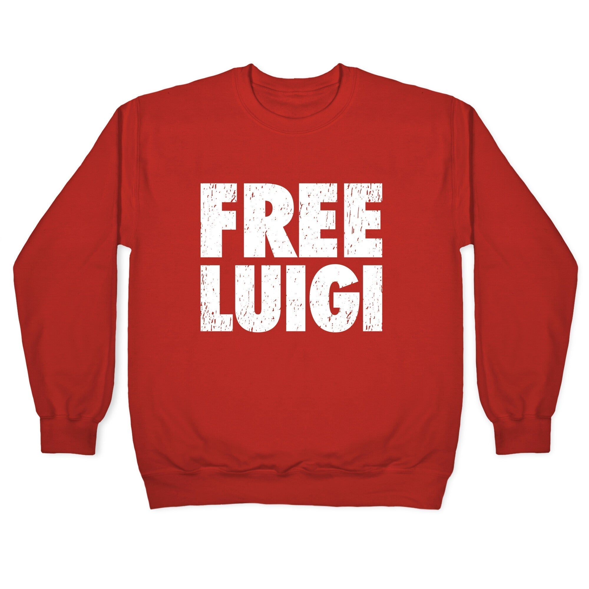 Free Luigi Crewneck Sweatshirt Style001 T-Shirts, Hoodie | CoreVibeTees.com (Image 5)