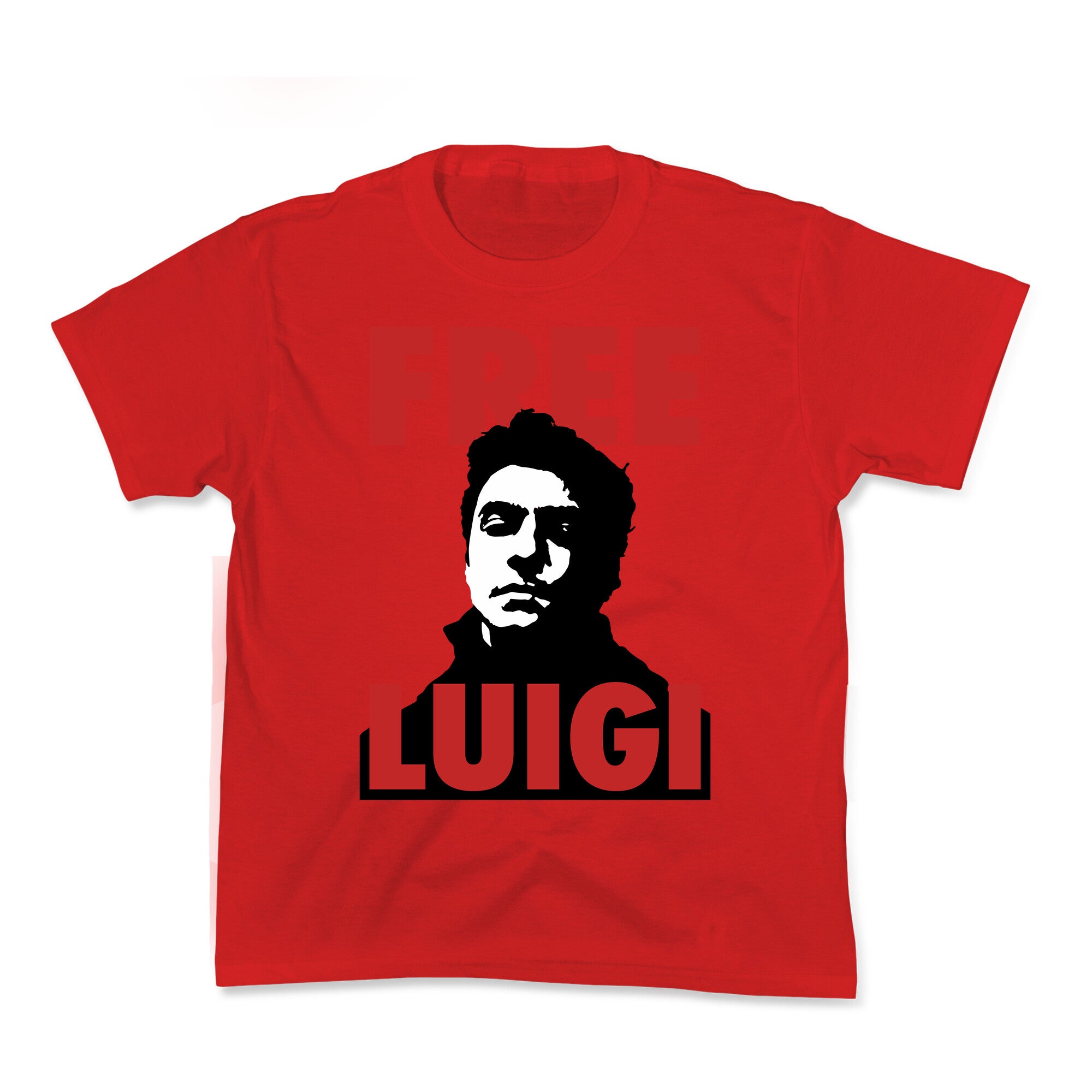 Free Luigi Mangione Kids Tee Hoodie, Sweatshirt | CoreVibeTees.com (Image 1)