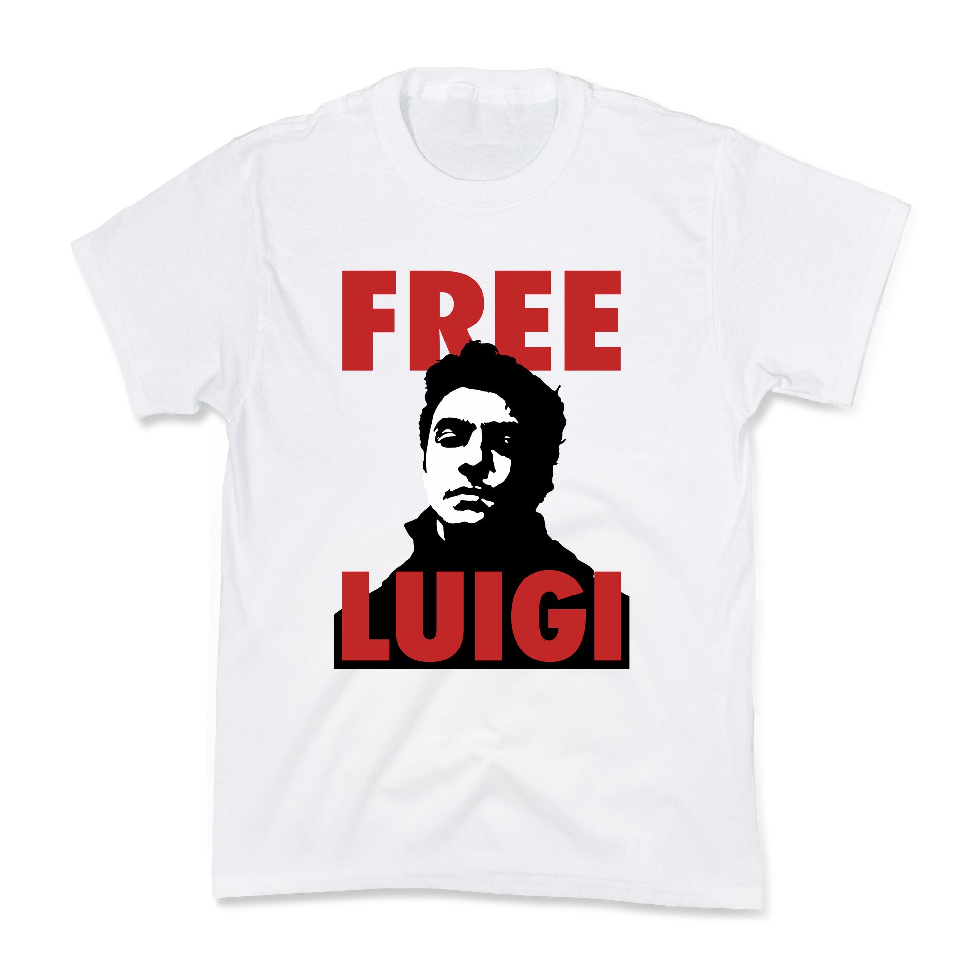 Free Luigi Mangione Kids Tee Hoodie, Sweatshirt | CoreVibeTees.com (Image 3)