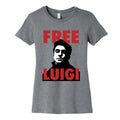 Free Luigi Mangione Womens Cotton Tee Hoodie, Sweatshirt | CoreVibeTees.com (Image 1)