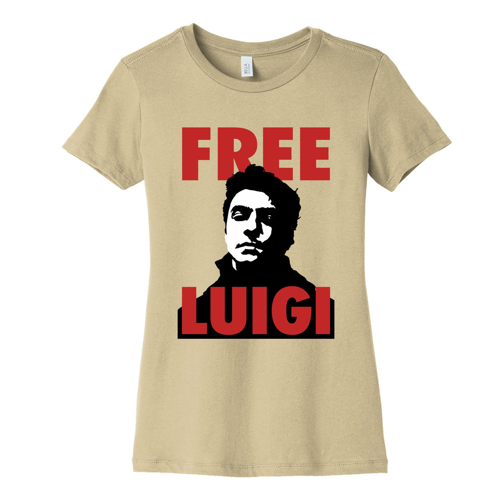 Free Luigi Mangione Womens Cotton Tee Hoodie, Sweatshirt | CoreVibeTees.com (Image 3)