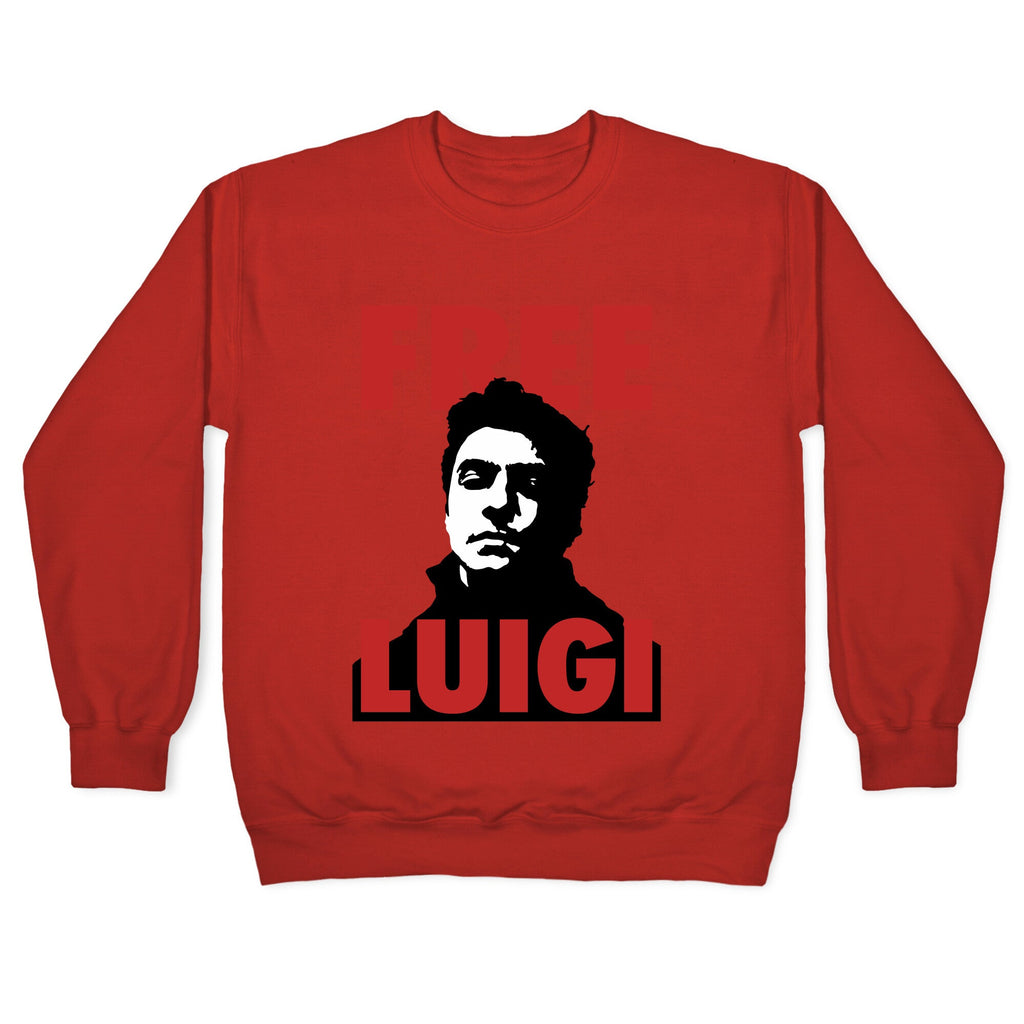 Free Luigi Mangione Crewneck Sweatshirt T-Shirts, Hoodie | CoreVibeTees.com (Image 3)