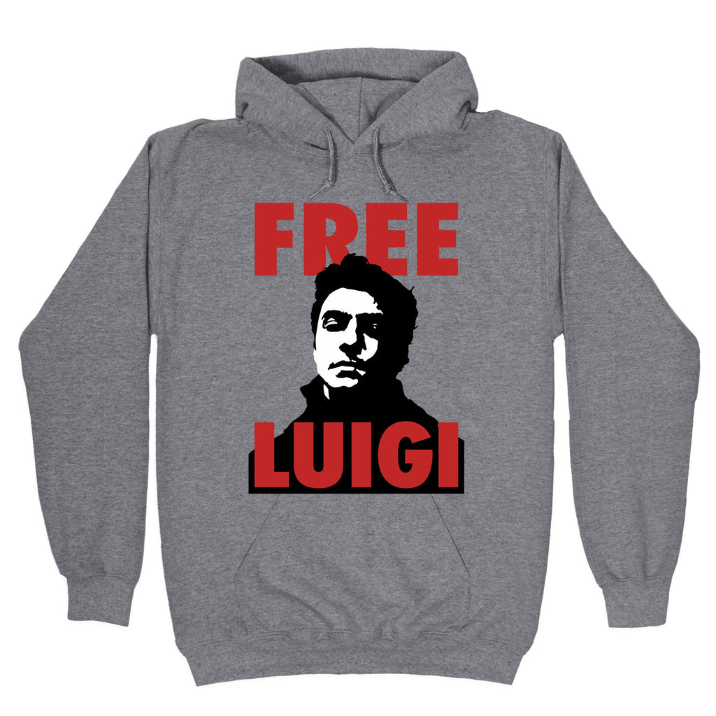 Free Luigi Mangione Hoodie T-Shirts, Sweatshirt | CoreVibeTees.com (Image 1)