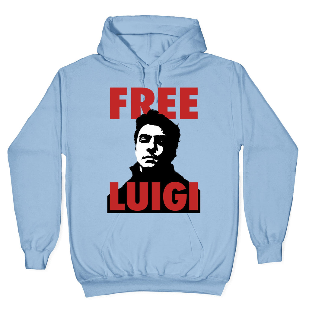 Free Luigi Mangione Hoodie T-Shirts, Sweatshirt | CoreVibeTees.com (Image 3)