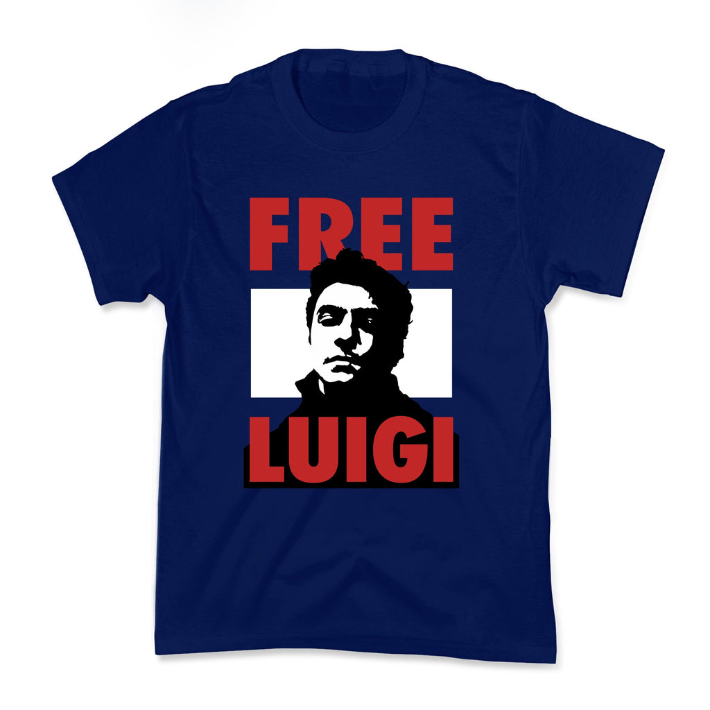 Free Luigi Mangione Kids Tee Style001 Hoodie, Sweatshirt | CoreVibeTees.com (Image 2)