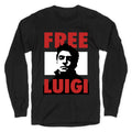 Free Luigi Mangione Longsleeve Tee Style001 Hoodie, Sweatshirt | CoreVibeTees.com (Image 1)