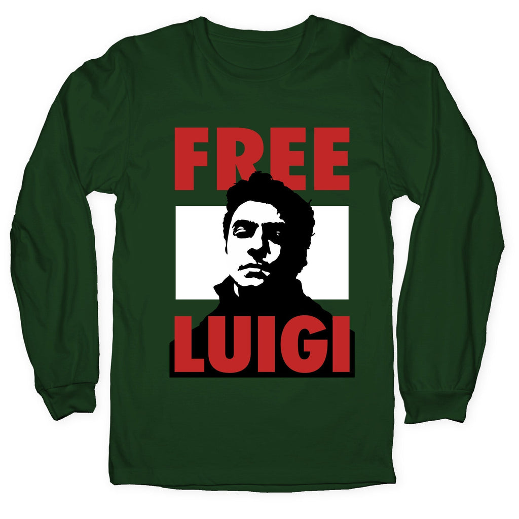 Free Luigi Mangione Longsleeve Tee Style001 Hoodie, Sweatshirt | CoreVibeTees.com (Image 3)