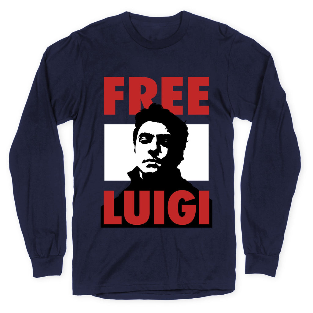 Free Luigi Mangione Longsleeve Tee Style001 Hoodie, Sweatshirt | CoreVibeTees.com (Image 4)