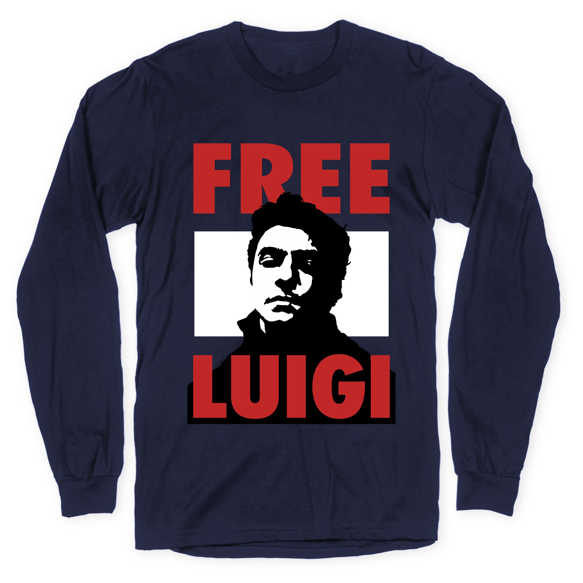 Free Luigi Mangione Longsleeve Tee Style001 Hoodie, Sweatshirt | CoreVibeTees.com (Image 4)