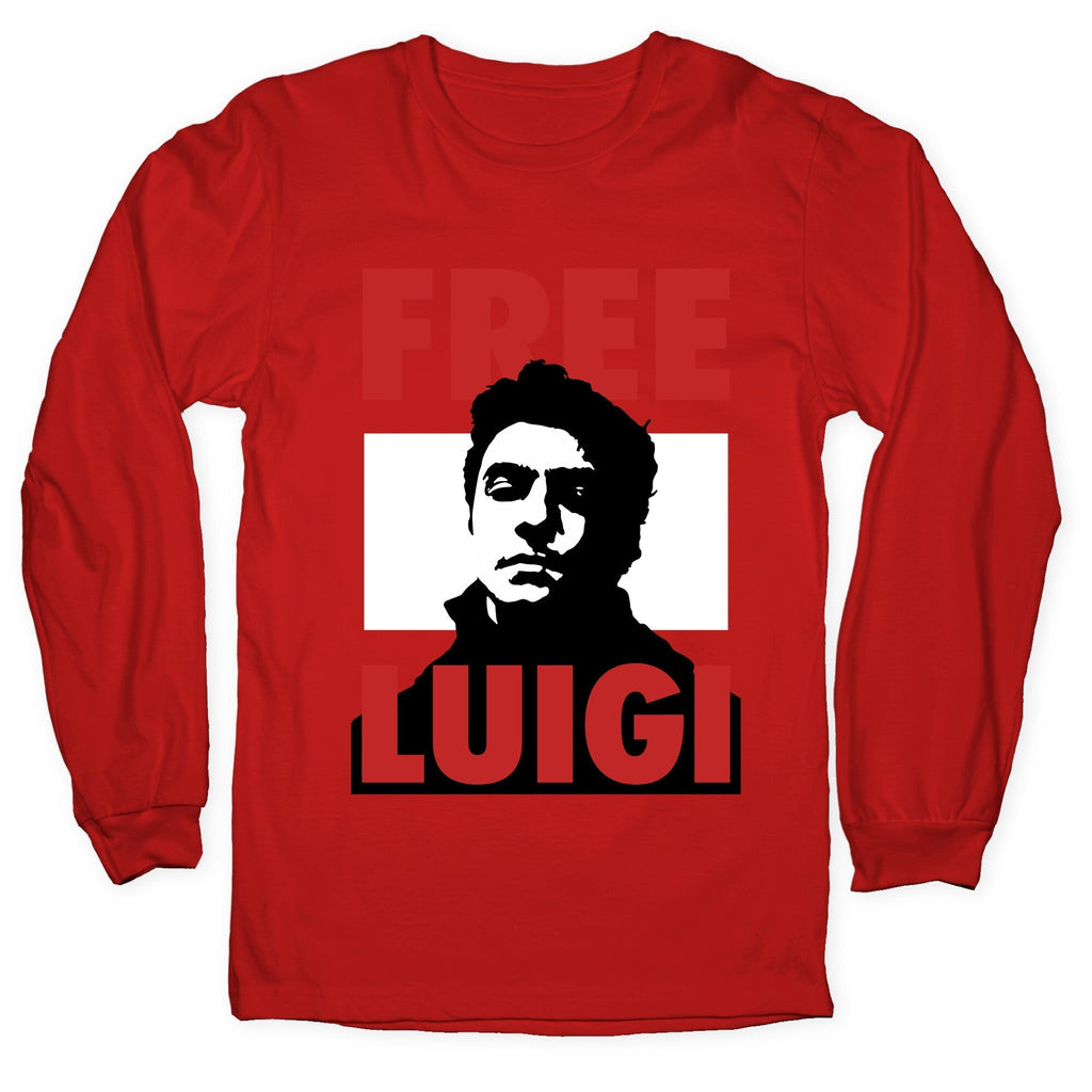 Free Luigi Mangione Longsleeve Tee Style001 Hoodie, Sweatshirt | CoreVibeTees.com (Image 5)