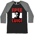 Free Luigi Mangione Baseball Tee Style001 Hoodie, Sweatshirt | CoreVibeTees.com (Image 1)