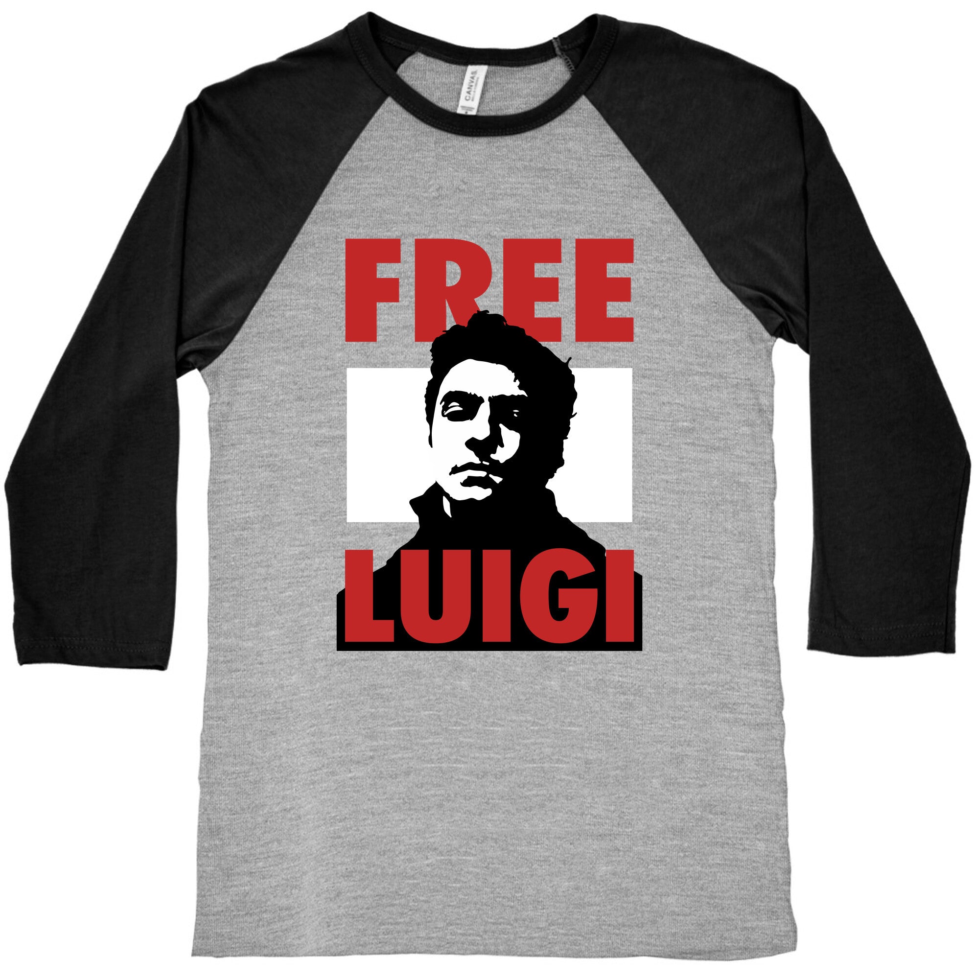 Free Luigi Mangione Baseball Tee Style001 Hoodie, Sweatshirt | CoreVibeTees.com (Image 2)
