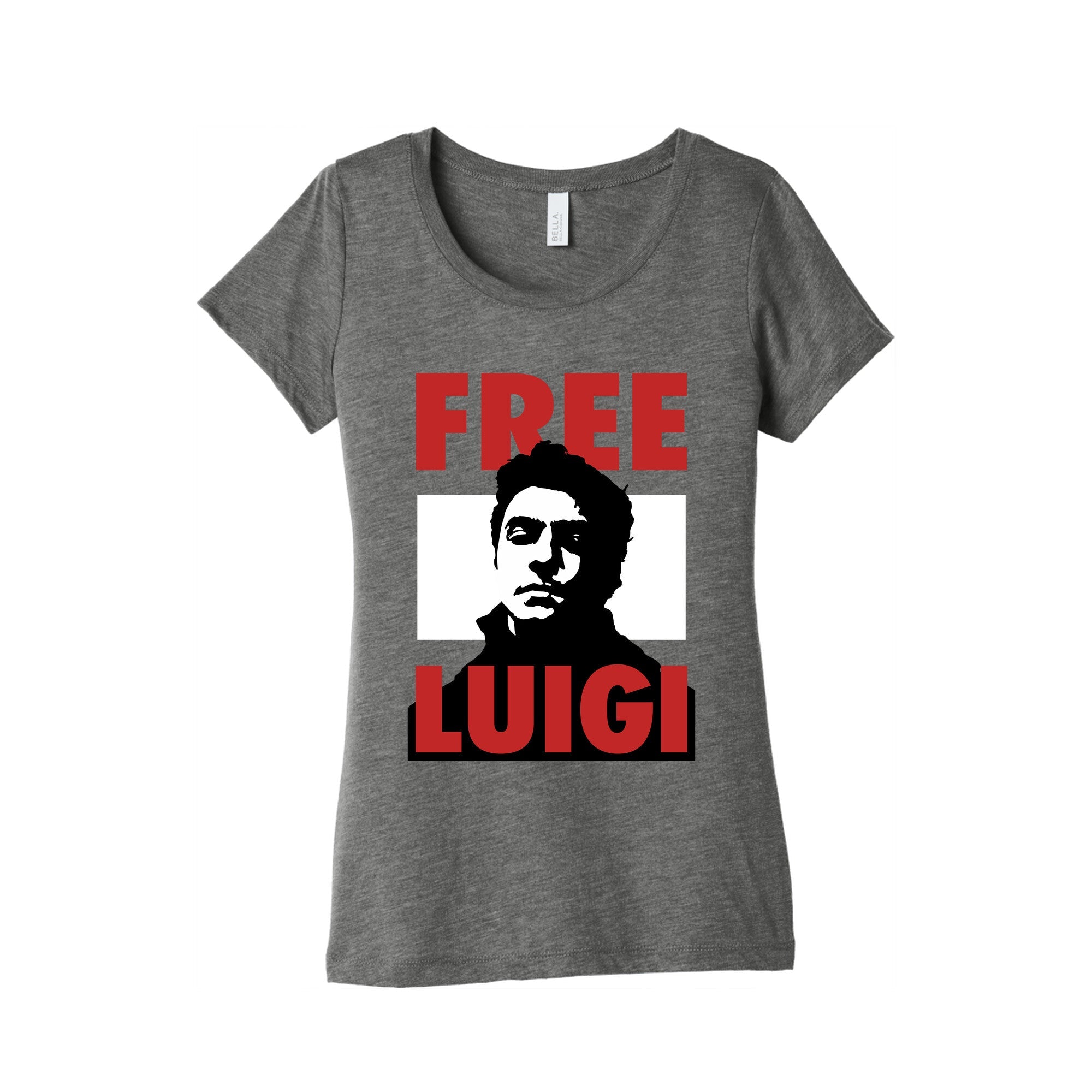 Free Luigi Mangione Womens Triblend Tee Style001 Hoodie, Sweatshirt | CoreVibeTees.com (Image 2)