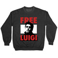 Free Luigi Mangione Crewneck Sweatshirt Style001 T-Shirts, Hoodie | CoreVibeTees.com (Image 1)