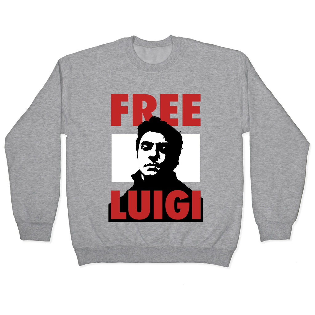 Free Luigi Mangione Crewneck Sweatshirt Style001 T-Shirts, Hoodie | CoreVibeTees.com (Image 2)