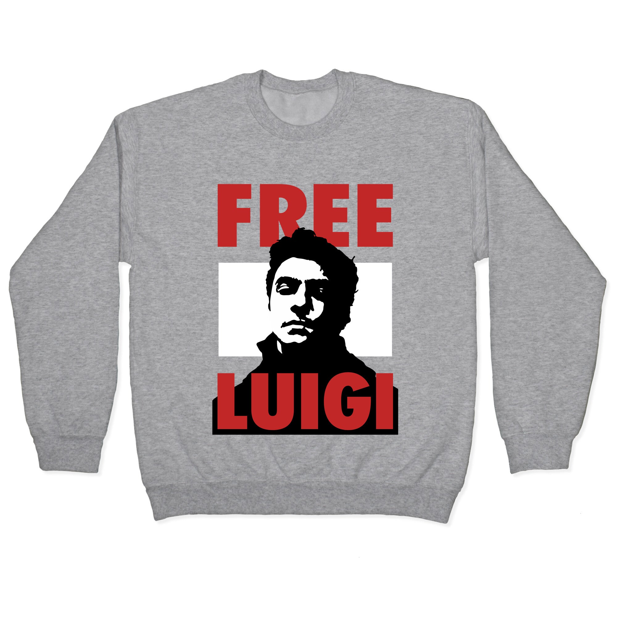 Free Luigi Mangione Crewneck Sweatshirt Style001 T-Shirts, Hoodie | CoreVibeTees.com (Image 2)