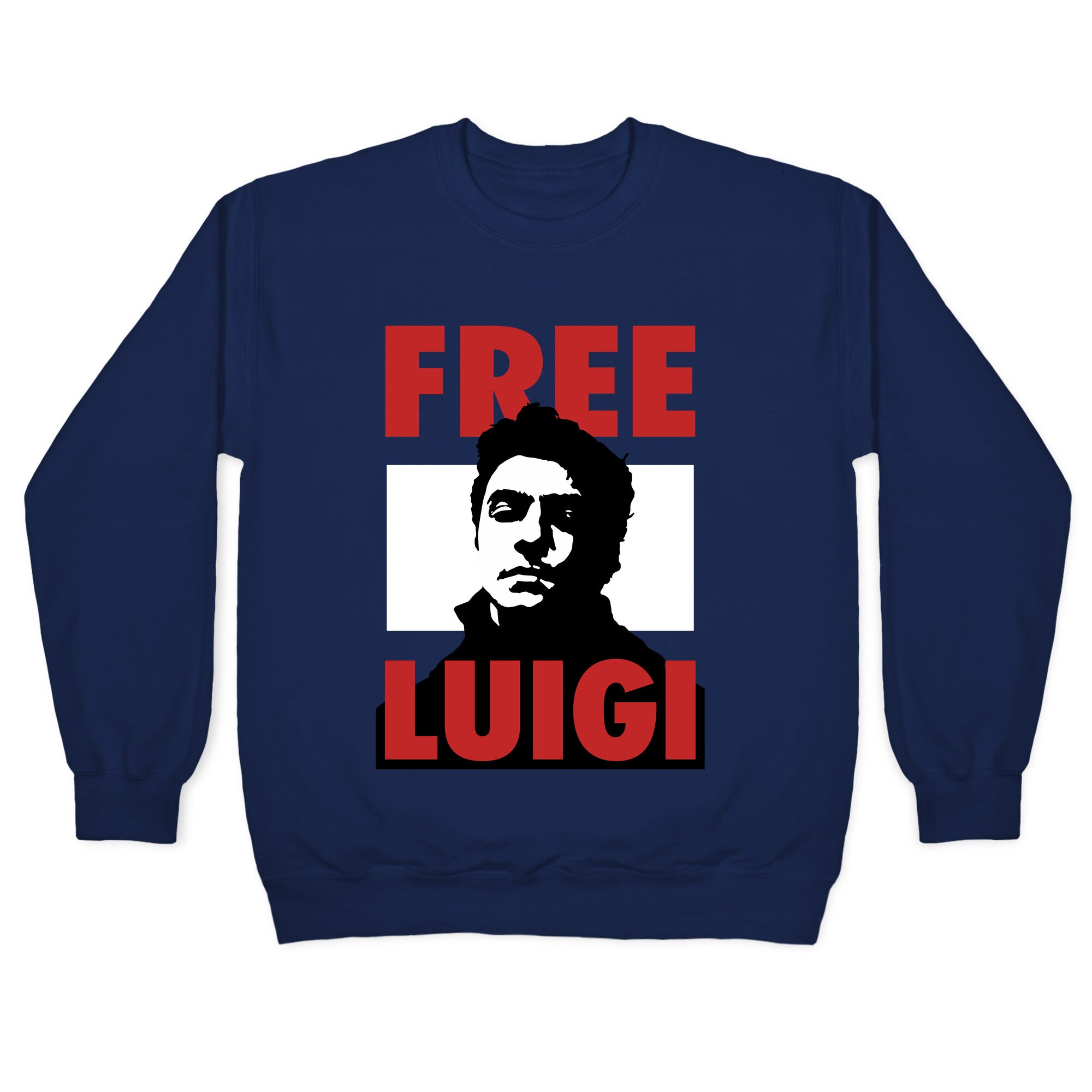 Free Luigi Mangione Crewneck Sweatshirt Style001 T-Shirts, Hoodie | CoreVibeTees.com (Image 4)