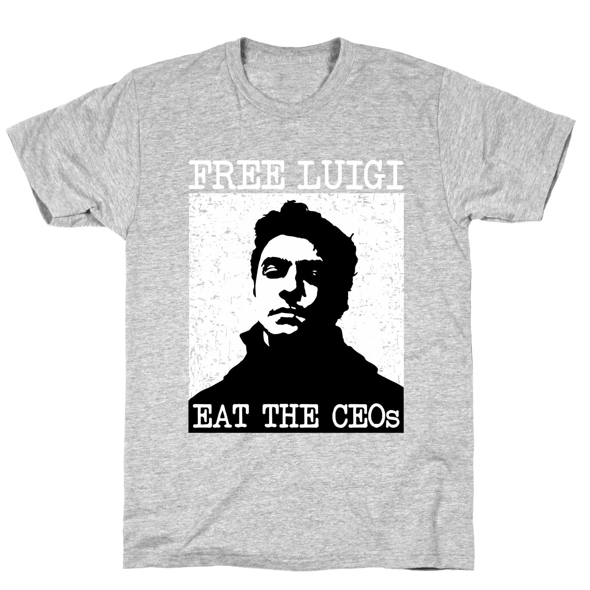 Free Luigi Eat the CEOs T-Shirt Hoodie, Sweatshirt | CoreVibeTees.com (Image 1)