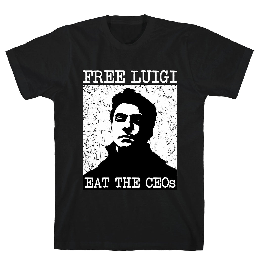 Free Luigi Eat the CEOs T-Shirt Hoodie, Sweatshirt | CoreVibeTees.com (Image 2)