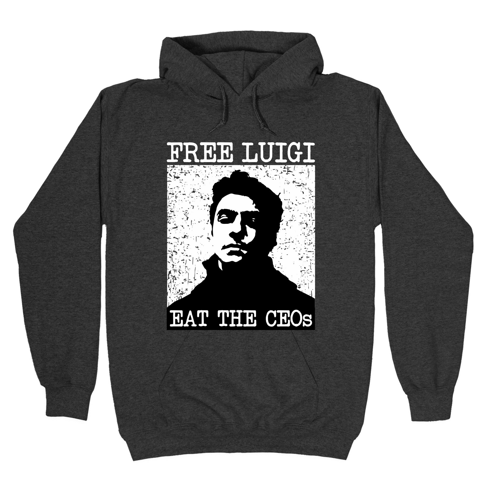 Free Luigi Eat the CEOs Hoodie T-Shirts, Sweatshirt | CoreVibeTees.com (Image 3)