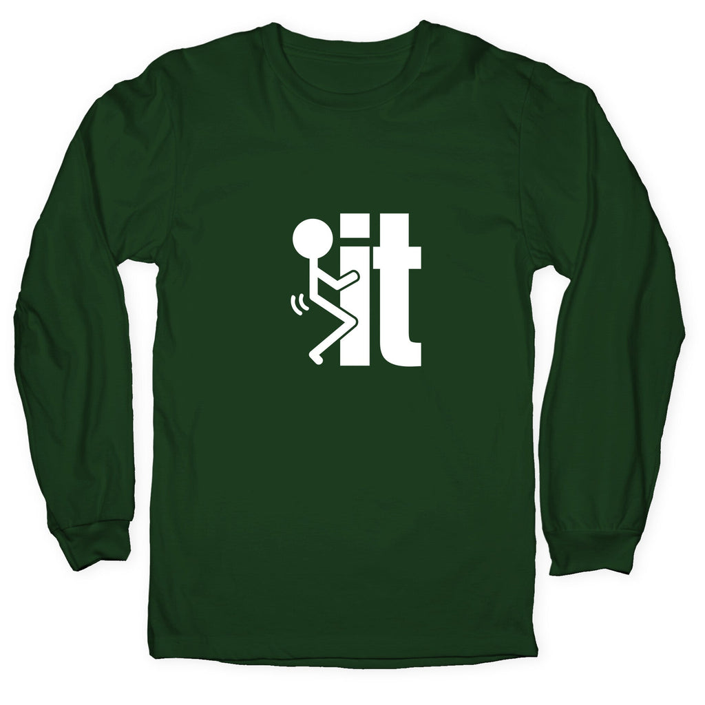 Fk It Longsleeve Tee Hoodie, Sweatshirt | CoreVibeTees.com (Image 3)