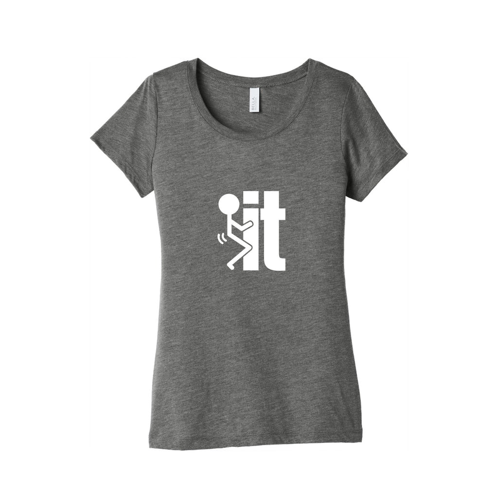 Fk It Womens Triblend Tee Hoodie, Sweatshirt | CoreVibeTees.com (Image 2)